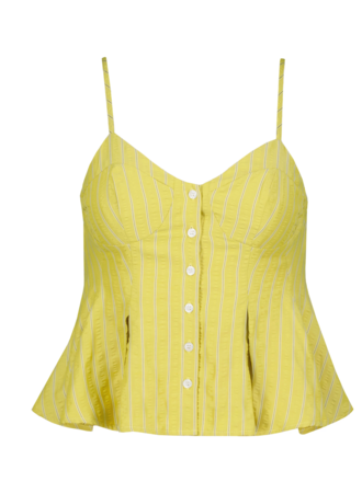 BISHOP+YOUNG PALERMO PEPLUM CAMI