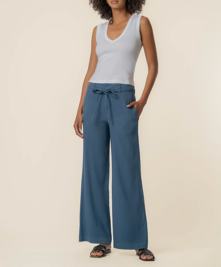 KUT MEG LINEN WIDE LEG PANT