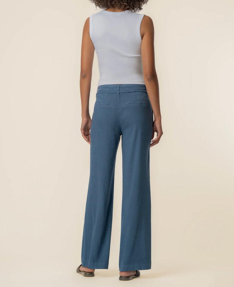 KUT MEG LINEN WIDE LEG PANT
