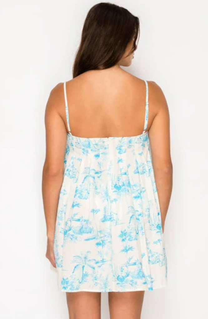 MEET ME IN SANTORINI ISLAND DREAM MINI DRESS