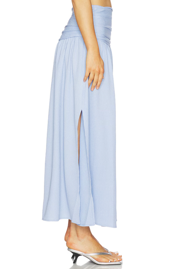MINKPINK LUNA YOKE DETAIL MAXI SKIRT