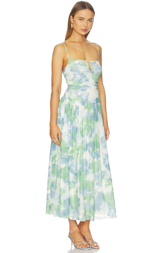 MINKPINK CARRIE MESH MAXI DRESS