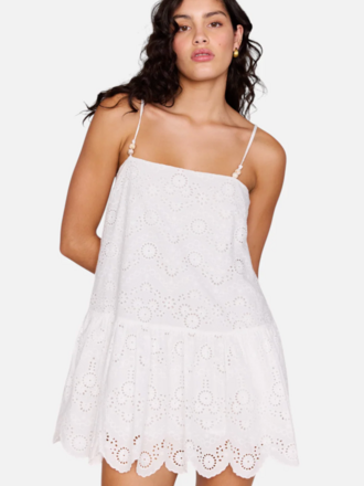 MINKPINK TALIA BROIDERY MINI DRESS