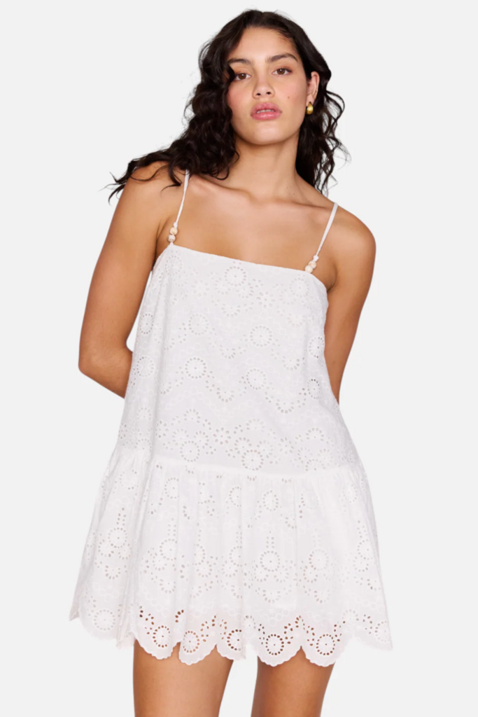 MINKPINK TALIA BROIDERY MINI DRESS