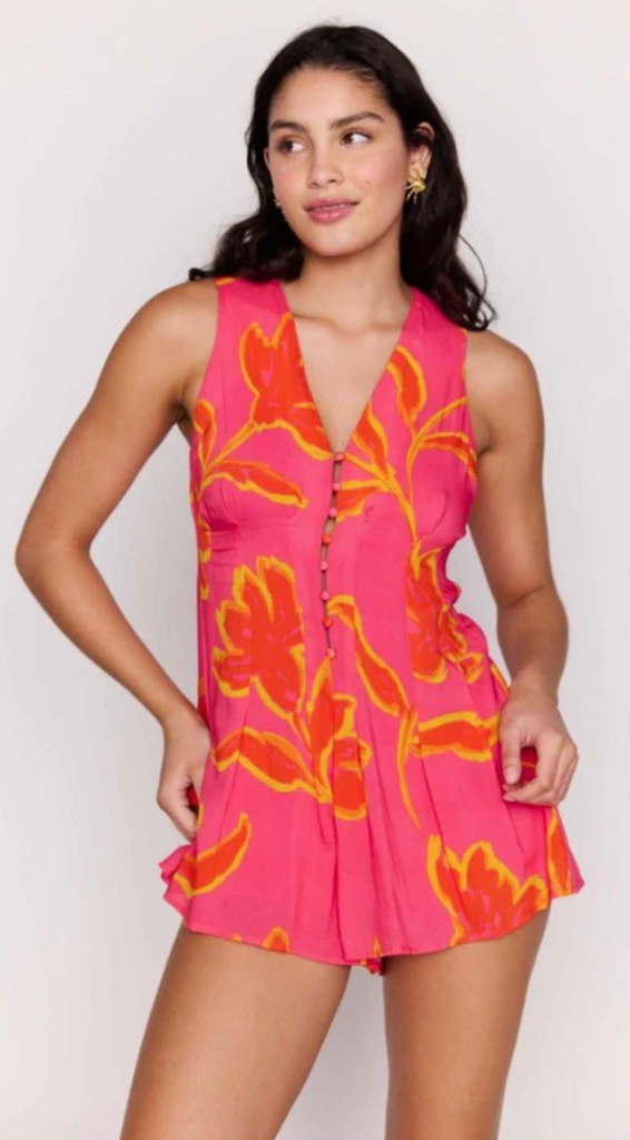 MINKPINK ELODIE SLEEVELESS PLAYSUIT