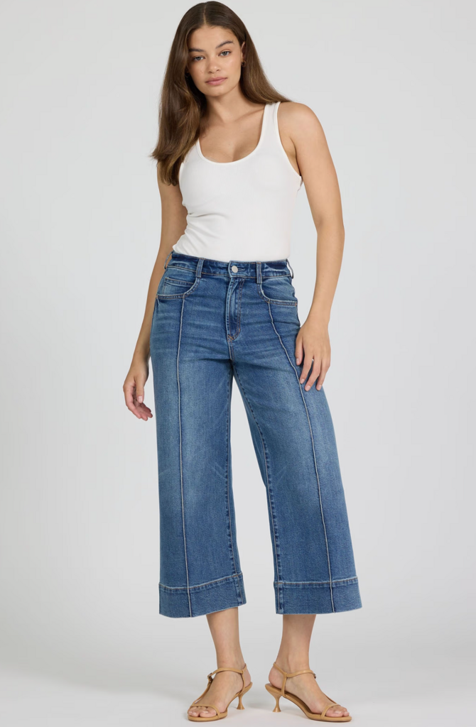 DEAR JOHN AUDREY HIGH RISE WIDE LEG JEAN