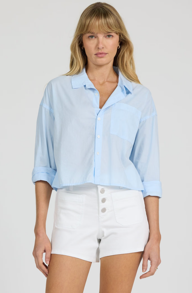 DEAR JOHN CROPPED ADRIANNA SHIRT