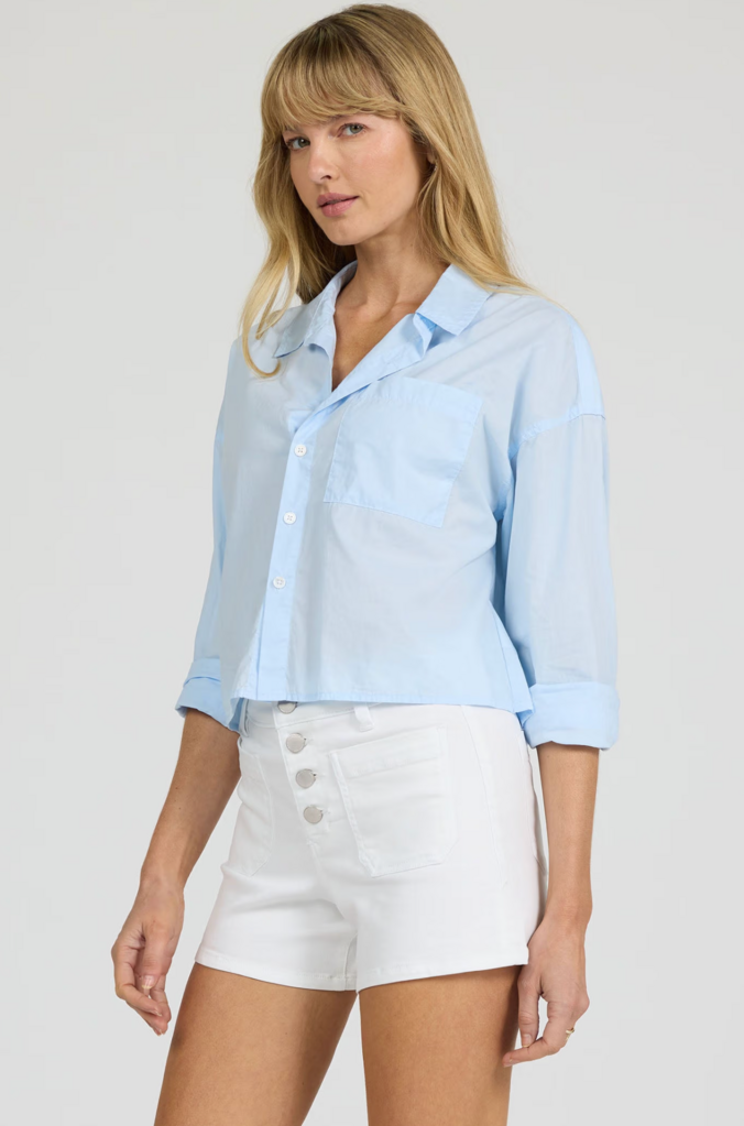 DEAR JOHN CROPPED ADRIANNA SHIRT