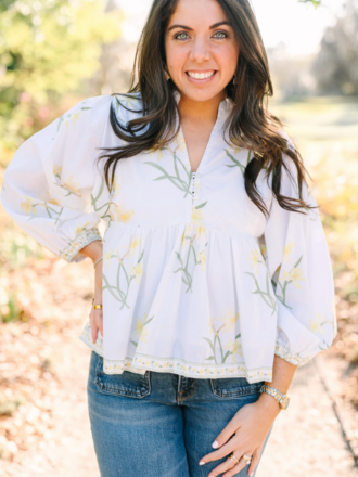 VICTORIA DUNN BLUFFTON BLOUSE