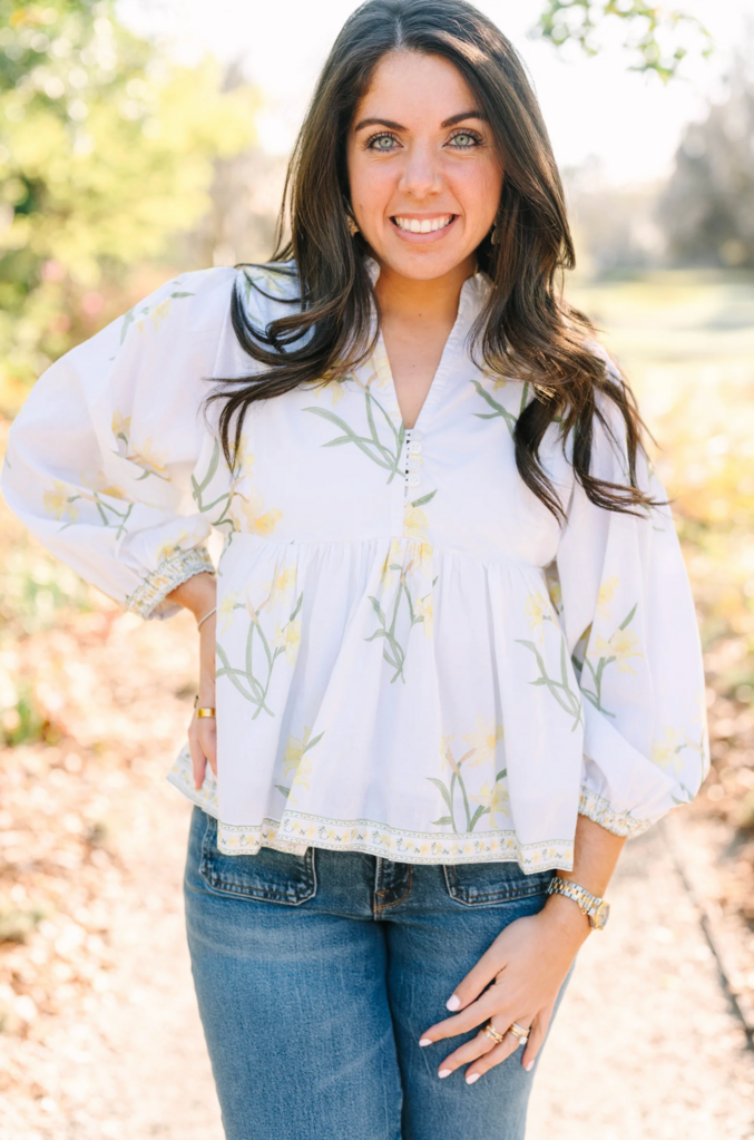 VICTORIA DUNN BLUFFTON BLOUSE