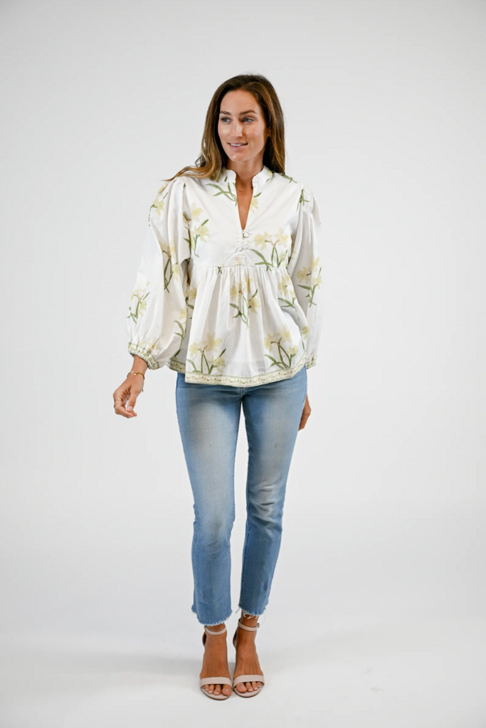 VICTORIA DUNN BLUFFTON BLOUSE