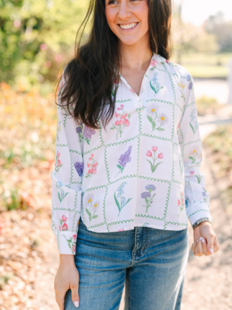 VICTORIA DUNN GRACIE BLOUSE