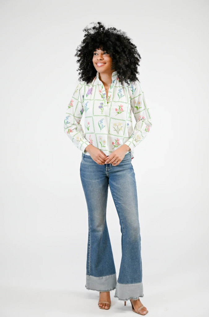 VICTORIA DUNN GRACIE BLOUSE