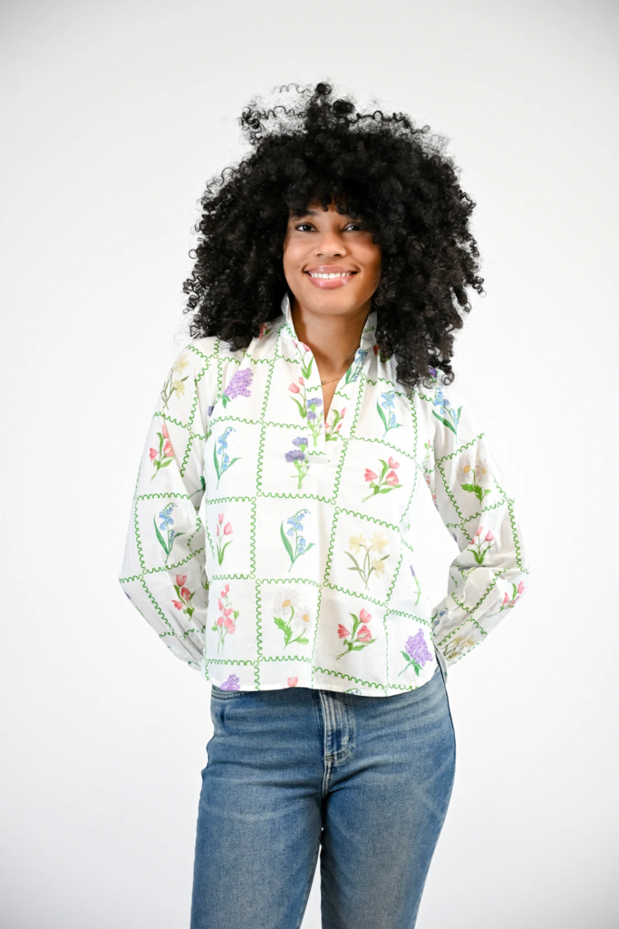 VICTORIA DUNN GRACIE BLOUSE