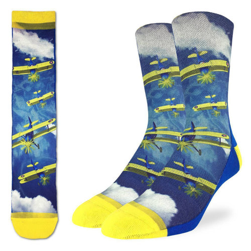 Good Luck Sock Biplane Fighter Socks Good Luck Sock Biplane Fighter Socks