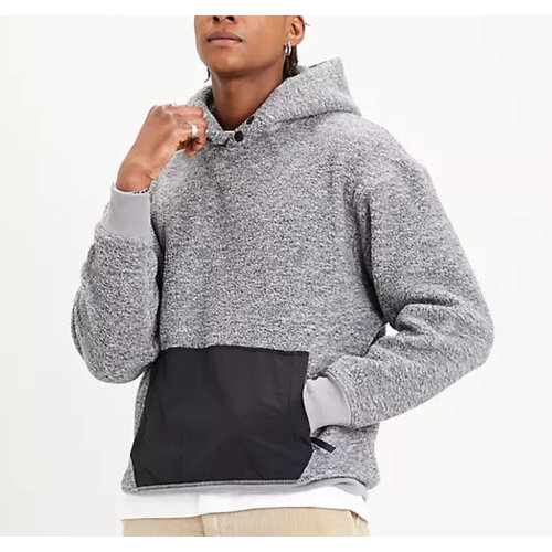 Levis Nylon Pocket Sherpa Hoodie Levis Nylon Pocket Sherpa Hoodie