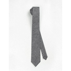 Beaux Grey Chambray Skinny Necktie