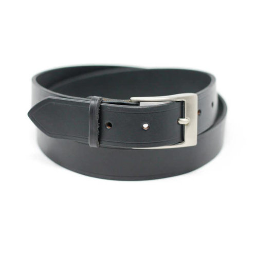 Fontana Leather Design English Bridle Belt - Black