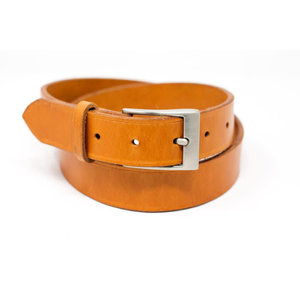 Fontana Leather Design English Bridle Belt - London Tan