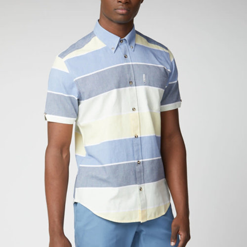 Ben Sherman Engineered Striped S/S Shirt Ben Sherman Engineered Striped S/S Shirt