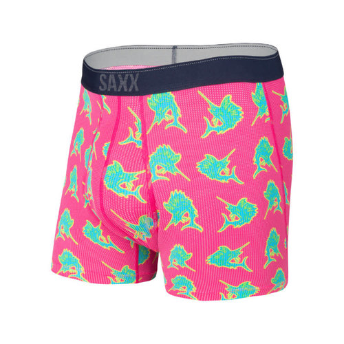 SAXX Quest Boxer Brief - Pink Sail Away SAXX Quest Boxer Brief - Pink Sail Away