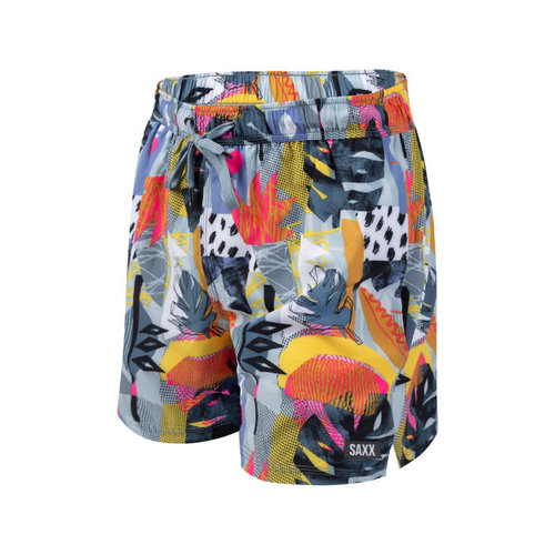 SAXX Oh Buoy Swim Shorts 5" - Cut Work Tropical SAXX Oh Buoy Swim Shorts 5" - Cut Work Tropical