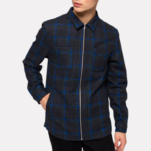 RVLT Wool Blend Zip Overshirt RVLT Wool Blend Zip Overshirt