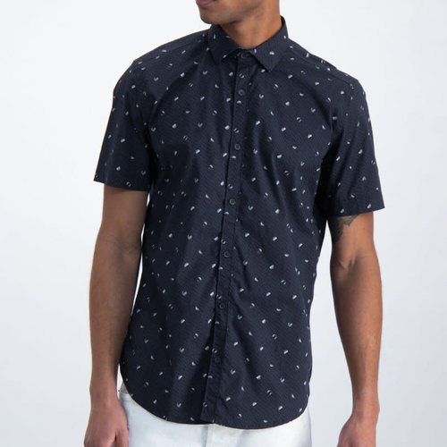 Garcia Allover Print Button-Up S/S Shirt Garcia Allover Print Button-Up S/S Shirt