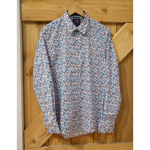 John Lennon Collection Geo Leaf L/S Dress Shirt John Lennon Collection Geo Leaf L/S Dress Shirt
