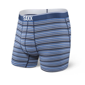 SAXX Quest Boxer Brief - Blue Daybreak Stripe