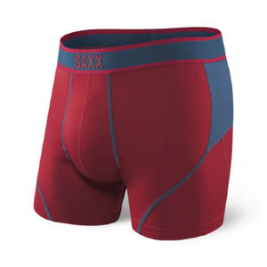 SAXX Kinetic Boxer Brief - Deep Red Blue