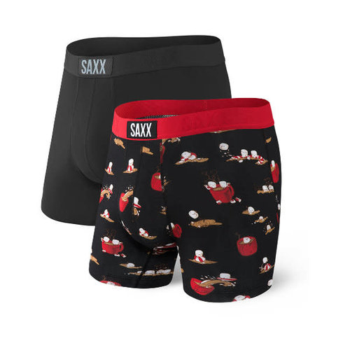 SAXX Vibe 2 Pack - Hot Coco Hot Tub/Black SAXX Vibe 2 Pack - Hot Coco Hot Tub/Black