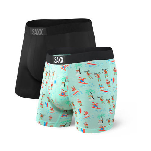 SAXX Vibe 2 Pack - Surf Santa/Black SAXX Vibe 2 Pack - Surf Santa/Black
