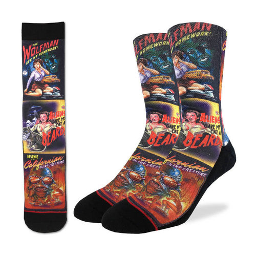 Good Luck Sock B-Movie Horror Socks Good Luck Sock B-Movie Horror Socks