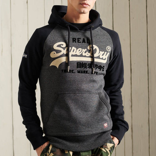 Superdry Duo Raglan Hoodie Superdry Duo Raglan Hoodie