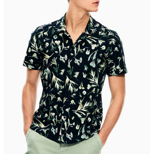 Garcia Allover Floral Print S/S Shirt Garcia Allover Floral Print S/S Shirt