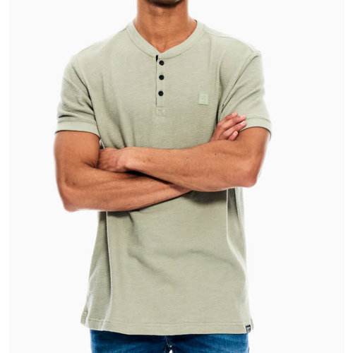 Garcia Textured Henley T-shirt Garcia Textured Henley T-shirt