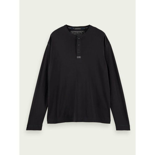 Scotch & Soda Classic L/S Grandad Tee Scotch & Soda Classic L/S Grandad Tee