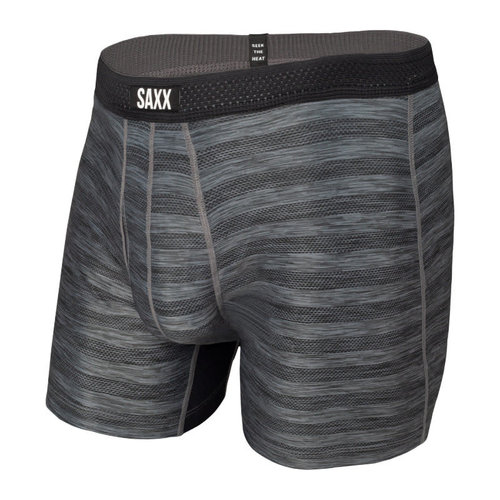 SAXX Hot Shot Boxer Brief - Black Heather SAXX Hot Shot Boxer Brief - Black Heather