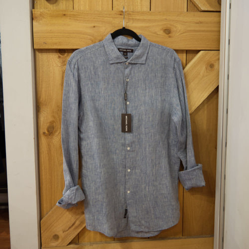 Michael Kors Slim Linen Dress Shirt Michael Kors Slim Linen Dress Shirt