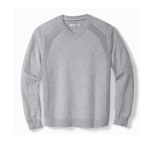 Tommy Bahama Island Zone Coolside V-Neck Knit Sweater Tommy Bahama Island Zone Coolside V-Neck Knit Sweater