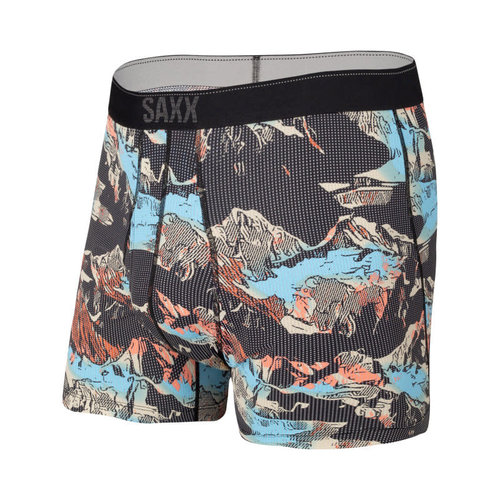 SAXX Quest Boxer Brief - Black Mountainscape SAXX Quest Boxer Brief - Black Mountainscape