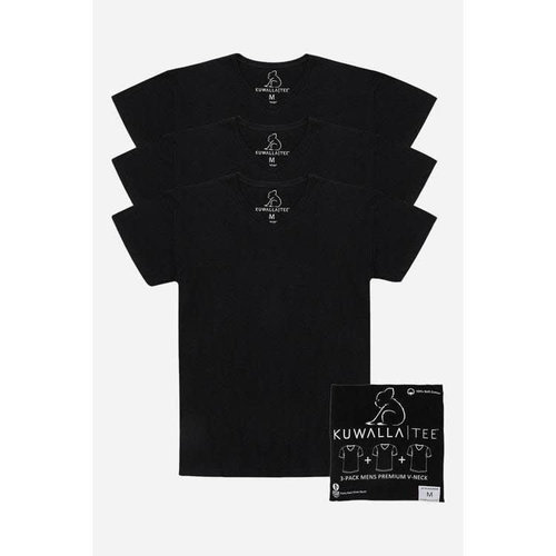 Kuwalla-tee V Neck 3 Pack - Jet Black Kuwalla-tee V Neck 3 Pack - Jet Black