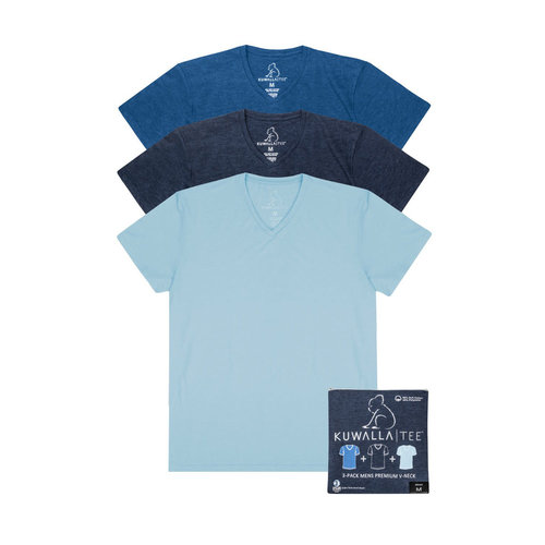 Kuwalla-tee V Neck 3 Pack - Indigo Kuwalla-tee V Neck 3 Pack - Indigo