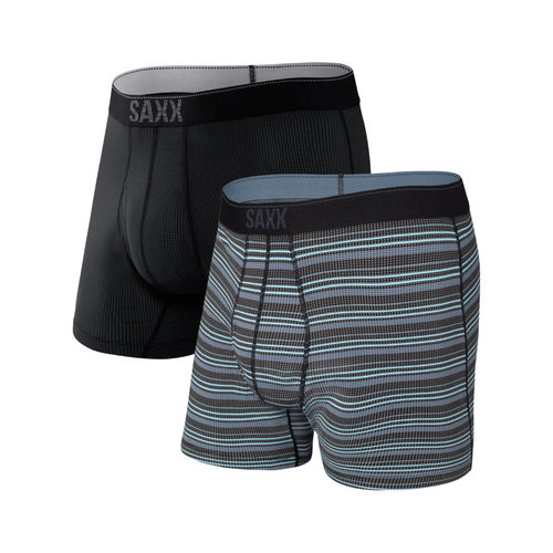 SAXX Quest 2 Pack - Sunrise Stripe/Black SAXX Quest 2 Pack - Sunrise Stripe/Black