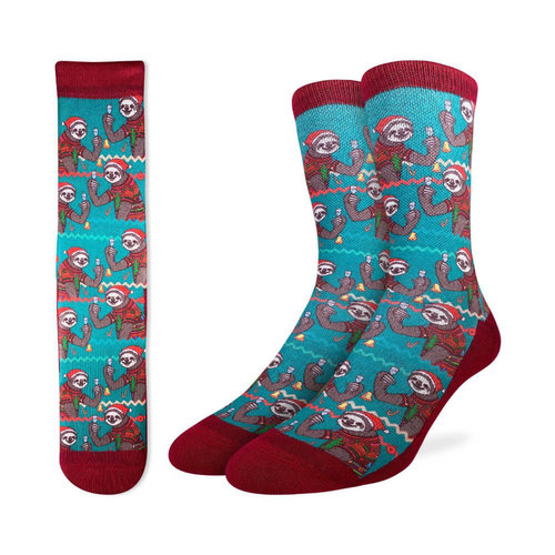 Good Luck Sock Christmas Sloths Socks Good Luck Sock Christmas Sloths Socks
