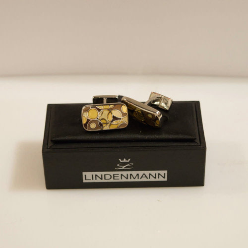 Lindenmann Abstract Rectangle Cufflinks Lindenmann Abstract Rectangle Cufflinks
