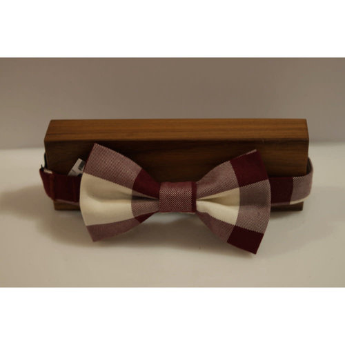 Beaux Linen Check Pre-Tie Bow Tie Beaux Linen Check Pre-Tie Bow Tie