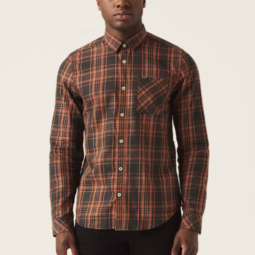 Garcia 100% Cotton L/S Plaid Shirt Garcia 100% Cotton L/S Plaid Shirt