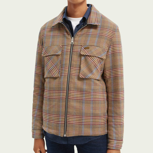 Scotch & Soda Reversible Quilted Houndstooth Jacket Scotch & Soda Reversible Quilted Houndstooth Jacket